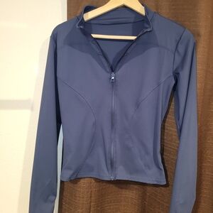 Blue Zip-Up Jacket